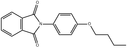 2-(4-butoxyphenyl)-1H-isoindole-1,3(2H)-dione 化学構造式