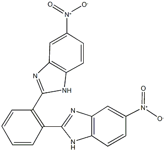 5-nitro-2-(2-{5-nitro-1H-benzimidazol-2-yl}phenyl)-1H-benzimidazole Structure