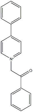 1-(2-oxo-2-phenylethyl)-4-phenylpyridinium|