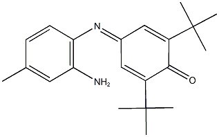 4-[(2-amino-4-methylphenyl)imino]-2,6-ditert-butyl-2,5-cyclohexadien-1-one Structure