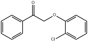 2-(2-chlorophenoxy)-1-phenylethanone 化学構造式