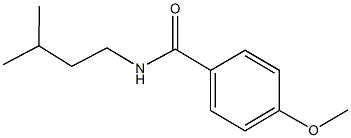 N-isopentyl-4-methoxybenzamide Structure