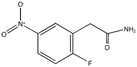 2-{2-fluoro-5-nitrophenyl}acetamide Struktur