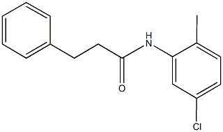 N-(5-chloro-2-methylphenyl)-3-phenylpropanamide Structure