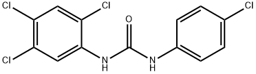 N-(4-chlorophenyl)-N'-(2,4,5-trichlorophenyl)urea Structure