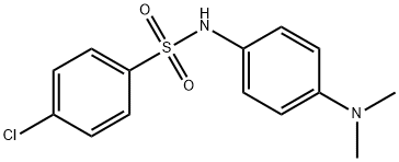 4-chloro-N-[4-(dimethylamino)phenyl]benzenesulfonamide 结构式