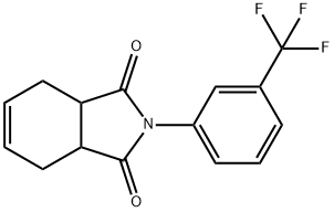 2-[3-(trifluoromethyl)phenyl]-3a,4,7,7a-tetrahydro-1H-isoindole-1,3(2H)-dione Structure