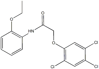 N-(2-ethoxyphenyl)-2-(2,4,5-trichlorophenoxy)acetamide 结构式