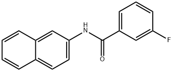 3-fluoro-N-(2-naphthyl)benzamide Struktur