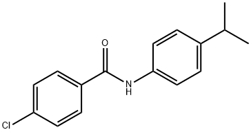 4-chloro-N-(4-isopropylphenyl)benzamide,198973-45-4,结构式