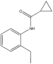 N-(2-ethylphenyl)cyclopropanecarboxamide Struktur