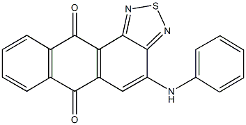 4-anilinoanthra[1,2-c][1,2,5]thiadiazole-6,11-dione Structure