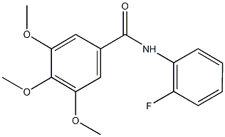 N-(2-fluorophenyl)-3,4,5-trimethoxybenzamide Structure