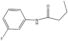 N-(3-fluorophenyl)butanamide 结构式