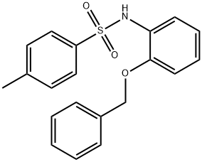 N-[2-(benzyloxy)phenyl]-4-methylbenzenesulfonamide 结构式