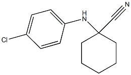 1-(4-chloroanilino)cyclohexanecarbonitrile Structure