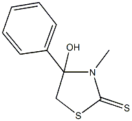 4-hydroxy-3-methyl-4-phenyl-1,3-thiazolidine-2-thione Structure