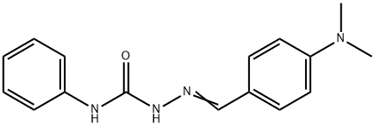 4-(dimethylamino)benzaldehyde N-phenylsemicarbazone 结构式