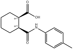 2-(4-toluidinocarbonyl)cyclohexanecarboxylic acid Structure