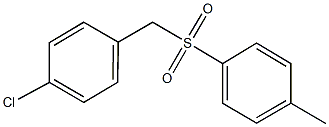 1-[(4-chlorobenzyl)sulfonyl]-4-methylbenzene 化学構造式