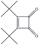 3,4-ditert-butyl-3-cyclobutene-1,2-dione Structure