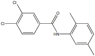 3,4-dichloro-N-(2,5-dimethylphenyl)benzamide Structure