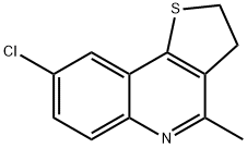 8-chloro-4-methyl-2,3-dihydrothieno[3,2-c]quinoline 结构式