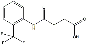 4-oxo-4-[2-(trifluoromethyl)anilino]butanoic acid Structure