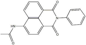 N-(1,3-dioxo-2-phenyl-2,3-dihydro-1H-benzo[de]isoquinolin-6-yl)acetamide Structure