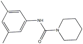 N-(3,5-dimethylphenyl)-1-piperidinecarboxamide Struktur