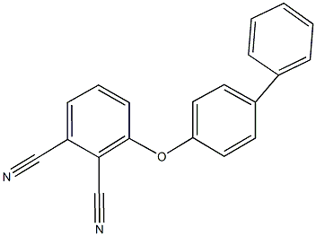 3-([1,1'-biphenyl]-4-yloxy)phthalonitrile Structure