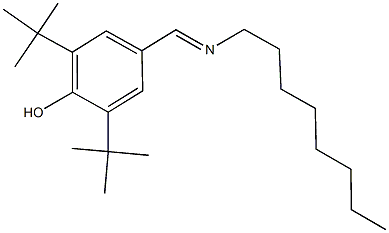 2,6-ditert-butyl-4-[(octylimino)methyl]phenol|