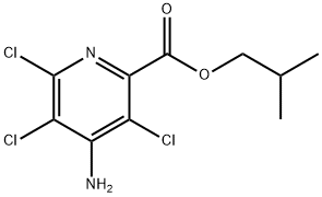 isobutyl 4-amino-3,5,6-trichloro-2-pyridinecarboxylate Struktur