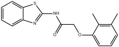 N-(1,3-benzothiazol-2-yl)-2-(2,3-dimethylphenoxy)acetamide Structure