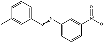 N-(3-methylbenzylidene)-3-nitroaniline Structure