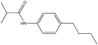N-(4-butylphenyl)-2-methylpropanamide Struktur