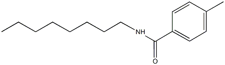 4-methyl-N-octylbenzamide Structure