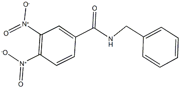 N-benzyl-3,4-bisnitrobenzamide Structure