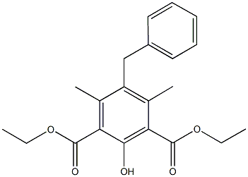 diethyl 5-benzyl-2-hydroxy-4,6-dimethylisophthalate|