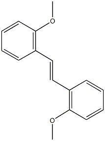 1-methoxy-2-[2-(2-methoxyphenyl)vinyl]benzene 化学構造式