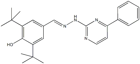 205443-45-4 3,5-ditert-butyl-4-hydroxybenzaldehyde (4-phenyl-2-pyrimidinyl)hydrazone