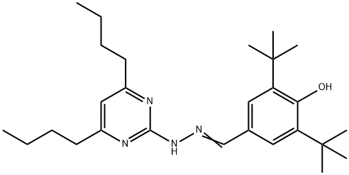 205443-50-1 3,5-ditert-butyl-4-hydroxybenzaldehyde (4,6-dibutyl-2-pyrimidinyl)hydrazone