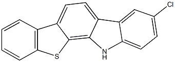 3-chloro-12H-[1]benzothieno[2,3-a]carbazole Structure