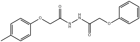 2-(4-methylphenoxy)-N'-(phenoxyacetyl)acetohydrazide Structure