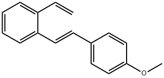 1-[2-(4-methoxyphenyl)vinyl]-2-vinylbenzene Structure