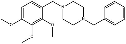 1-benzyl-4-(2,3,4-trimethoxybenzyl)piperazine,207844-97-1,结构式