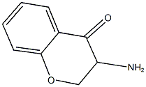 3-amino-2,3-dihydro-4H-chromen-4-one 结构式