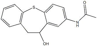 N-(11-hydroxy-10,11-dihydrodibenzo[b,f]thiepin-2-yl)acetamide,20904-56-7,结构式