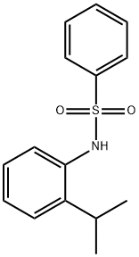 N-(2-isopropylphenyl)benzenesulfonamide Structure