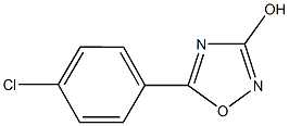 5-(4-chlorophenyl)-1,2,4-oxadiazol-3-ol,21084-85-5,结构式